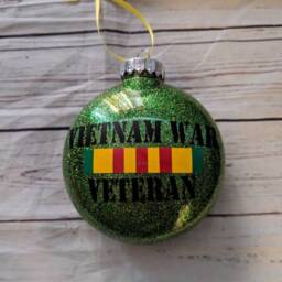 Vietnam War Veteran Ornament/ Christmas/ Personalized Gift - thumbnail 4