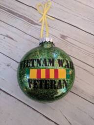 Vietnam War Veteran Ornament/ Christmas/ Personalized Gift