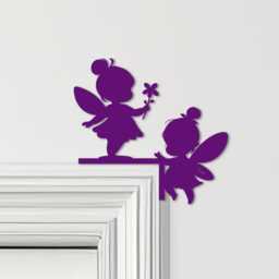 Door Topper Fairies Kids Room Decor Various Colours Top Of Decorative Sign - Novelty Wall Decor, Frame Art, Art - thumbnail 4