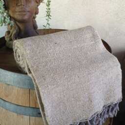Boho Chic Beach Blanket, Yoga Oatmeal Color - thumbnail 3