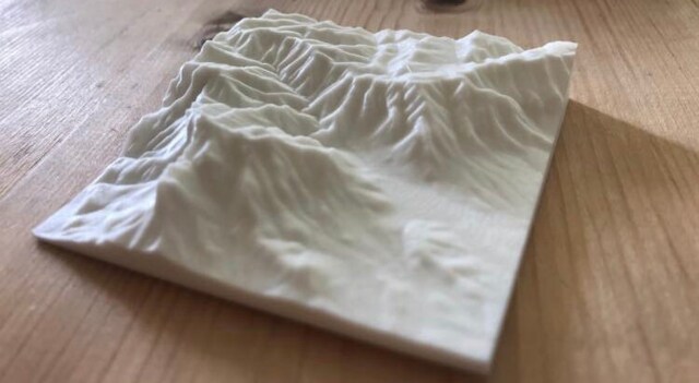3D Printed Guadeloupe Mountains Model