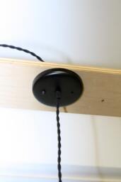 Simply Modern Bare Bulb Turnkey Socket Pendant in Shiny Gunmetal - thumbnail 3