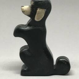 Toy Poodle Dog Wood Black - thumbnail 4