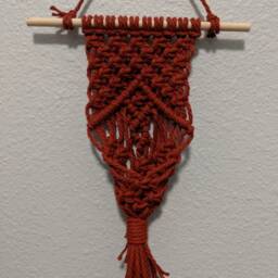 Mini Macrame Air Plant Or Gemstone Hanger - thumbnail 3