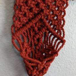 Mini Macrame Air Plant Or Gemstone Hanger - thumbnail 2