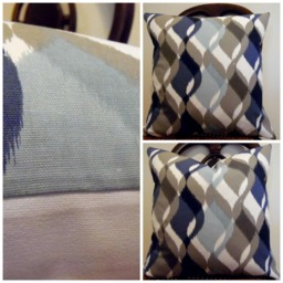 New.finely Awendela.pillow Cover.slip Covers.dusky Baby Blue.indigo.taupe.grey.white Pillow Cover.home Decor.summer Decor.beach Decor - thumbnail 2