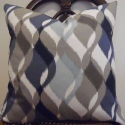 New.finely Awendela.pillow Cover.slip Covers.dusky Baby Blue.indigo.taupe.grey.white Pillow Cover.home Decor.summer Decor.beach Decor - thumbnail 4