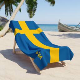 Sweden Beach Towel, Sweden Flag Tovel, Of Sweden, Beach Country Gift, Tovel - thumbnail 4