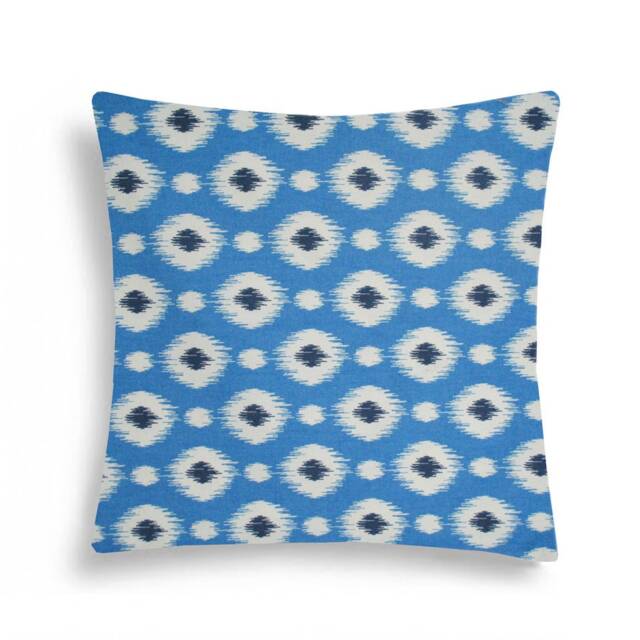 Bubble Blue - Decorative Pillow Cushion Covers Accent Throw Whte Navy - image 1