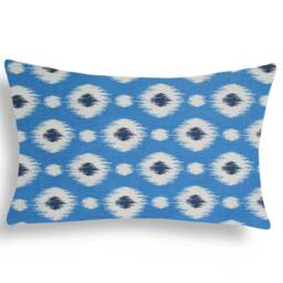 Bubble Blue - Decorative Pillow Cushion Covers Accent Throw Whte Navy - thumbnail 2