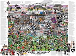 Newcastle United Mishmash - The History Of The Toon in One Image - Updated With League Cup Win - thumbnail 1