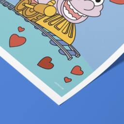 The Simpsons A4 Print - I Choo Choose You - Valentine's Day Poster Art Wall - thumbnail 2