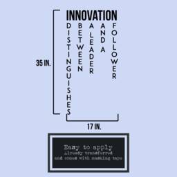 steve Jobs Innovation Quote Vinyl Wall Decal, Office Decor - thumbnail 3