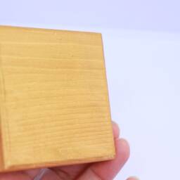 Miniature Sheep Farm Diorama Polymer Clay Cottage in Wooden Box - thumbnail 4