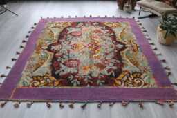 "Vintage Karabagh Kilim , 6'1""x6'7"