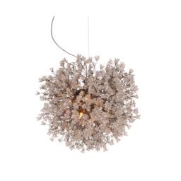 Hanging Chandeliers With Clear Jumping Flowers For Dining Room , Living Room, Office Or Bedroom - thumbnail 2