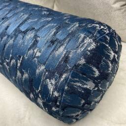 "Modern Cushion, Decorative Pillow, Meteor Luxury Bolster Cushion 16"" X 6" - thumbnail 2