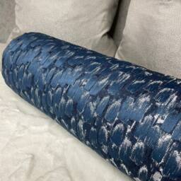 "Modern Cushion, Decorative Pillow, Meteor Luxury Bolster Cushion 16"" X 6" - thumbnail 4