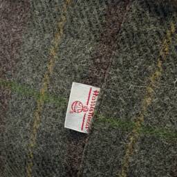 Harris Tweed Oakwoods Tartan Footstool With Steel Hairpin Legs - thumbnail 2