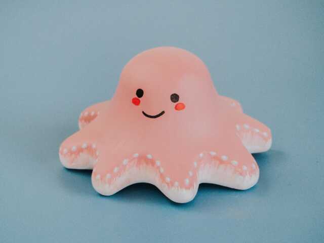 Octopus Wooden Toy - Handmade Waldorf & Montessori Toy, Eco-Friendly Figurine, Animal Decor, Unique Gift For Kids - image 1