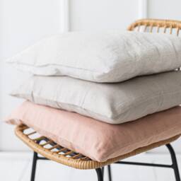 Pure Linen Pillow Shams, Decorative Pillowcase, Cover. Any Size Pillowcase. Pillowcase With Zipper/Envelope Closure - thumbnail 2