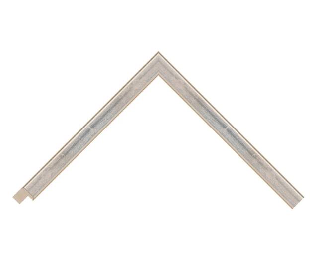 Silver Distressed Wooden Picture Frame, Custom Sizes Available - image 1
