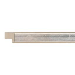 Silver Distressed Wooden Picture Frame, Custom Sizes Available - thumbnail 2