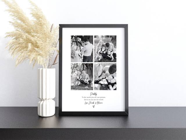 Personalised Photo Frame For Daddy, Daddy Picture Print, Dad Gift Husband, Father Birthday Gift - image 1