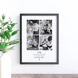Personalised Photo Frame For Daddy, Daddy Picture Print, Dad Gift Husband, Father Birthday Gift - thumbnail 3