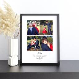 Personalised Photo Frame For Daddy, Daddy Picture Print, Dad Gift Husband, Father Birthday Gift - thumbnail 2