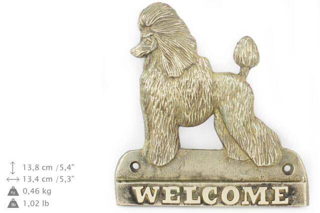 Poodle, Dog Welcome, Hanging Decoration, Limited Edition, Artdog - image 1
