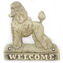 Poodle, Dog Welcome, Hanging Decoration, Limited Edition, Artdog - thumbnail 2
