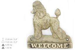 Poodle, Dog Welcome, Hanging Decoration, Limited Edition, Artdog - thumbnail 1