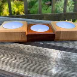 Wood Candle Holder - thumbnail 4