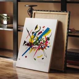 Minimalist Abstract Kandinsky Print, Small Worlds Gicl??e Art Modern Wall Art, Trendy Aesthetic Home Decor, Exhibition Digital - thumbnail 3