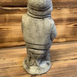 Stone Garden Fisherman Fish Man Ornament Statue - thumbnail 4