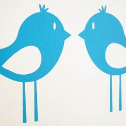 Cute Bird Vinyl Wall Art Decals/stickers - Various Colours & Sizes - thumbnail 2