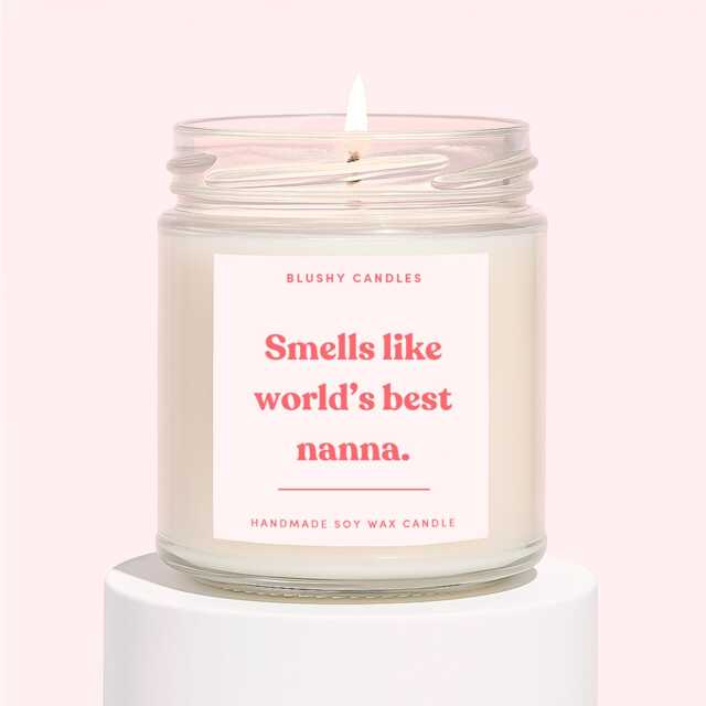 Funny Nanna Gift Candle Scented Soy Wax Candle - image 1