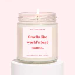 Funny Nanna Gift Candle Scented Soy Wax Candle - thumbnail 1
