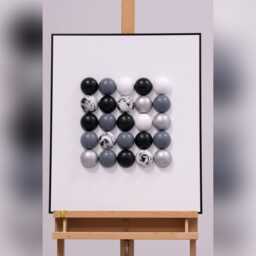3D Wood Wall Sculpture - Abstract Geometric Art Modern Decor - thumbnail 1