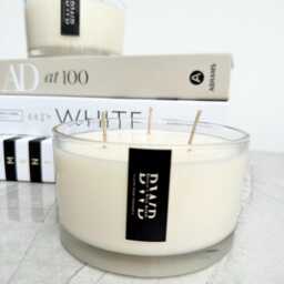 Luxury Coco Soy Wax Candle - Hand-Poured Fragranced Minimalist Frosted/Glass Jar 220G Or 430G Eco-Friendly Home Decor & Gift - thumbnail 2