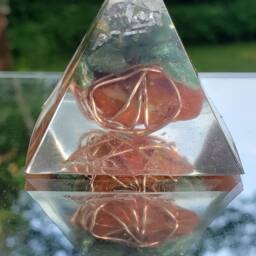 Orgone Healing Pyramid Lg - thumbnail 2