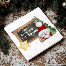 Personalised Christmas Decoration - Teacher Gift Custom Bauble Stocking Filler Eve Box - thumbnail 2