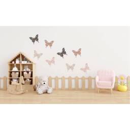 Butterfly Wall Decals Nursery & Girl Bedroom Decor - thumbnail 2