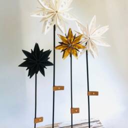 Snappap, Christmas Star, Vegan, Paper Star On A Stick, Decoration, Gift - thumbnail 3