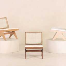 Easy Lounge Slipper Chair - Teak & Handwoven Rattan - thumbnail 2