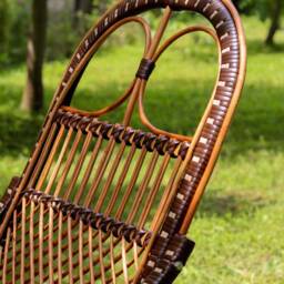 Handmade Wicker Rocking Chair, Natural Rattan Rocking Chair, Willow Lounge Housewarming Gift, Outdoor Patio Chair - thumbnail 3
