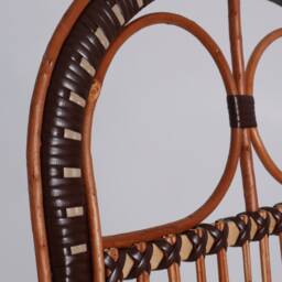 Handmade Wicker Rocking Chair, Natural Rattan Rocking Chair, Willow Lounge Housewarming Gift, Outdoor Patio Chair - thumbnail 4