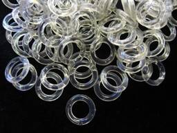 Clear 13mm Rings For Roman Blinds - Packs Of 10, 20, 30, 50, 100