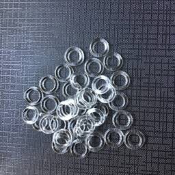 Clear 13mm Rings For Roman Blinds - Packs Of 10, 20, 30, 50, 100 - thumbnail 2